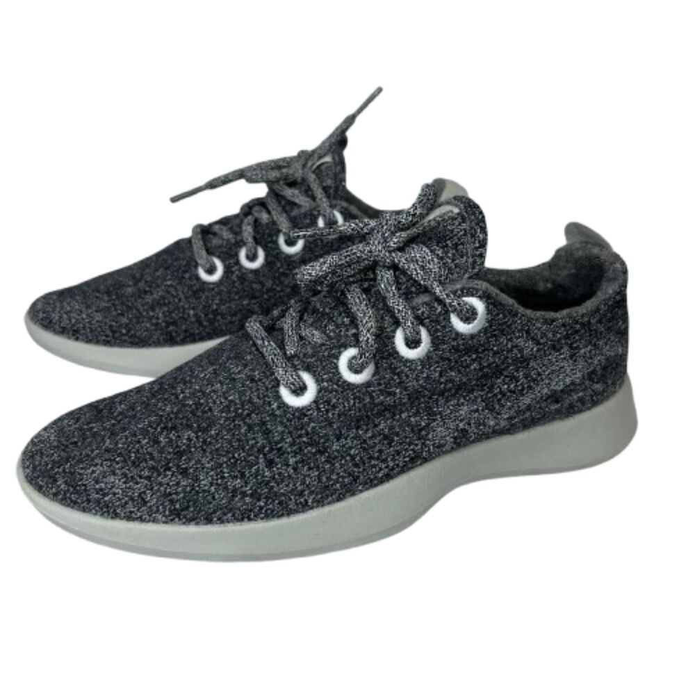 Allbirds Wool Runners Women’s Dark Gray Merino Lightweight Sneakers Size 7